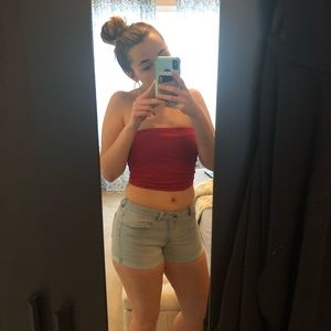 Light jean shorts from H&M